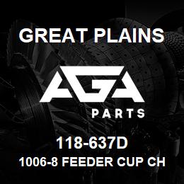 118-637D Great Plains 1006-8 FEEDER CUP CHANNEL | AGA Parts