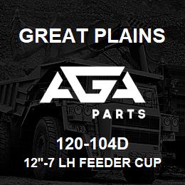 120-104D Great Plains 12'-7 LH FEEDER CUP SHAFT | AGA Parts