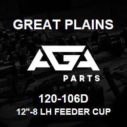 120-106D Great Plains 12'-8 LH FEEDER CUP SHAFT | AGA Parts