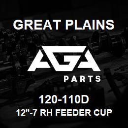 120-110D Great Plains 12'-7 RH FEEDER CUP SHAFT | AGA Parts