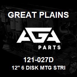 121-027D Great Plains 12' 6 DISK MTG STRIP | AGA Parts