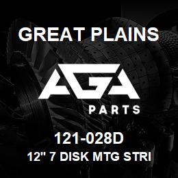 121-028D Great Plains 12' 7 DISK MTG STRIP | AGA Parts