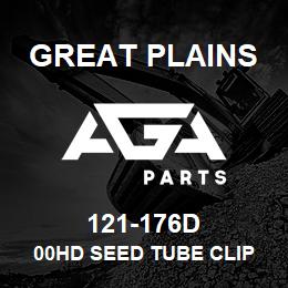 121-176D Great Plains 00HD SEED TUBE CLIP | AGA Parts