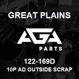 122-169D Great Plains 10P AD OUTSIDE SCRAPER MOUNT | AGA Parts