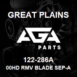 122-286A Great Plains 00HD RMV BLADE SEP-ADD SCRAPER | AGA Parts