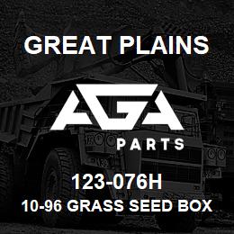 123-076H Great Plains 10-96 GRASS SEED BOX LH | AGA Parts