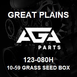 123-080H Great Plains 10-59 GRASS SEED BOX RH | AGA Parts