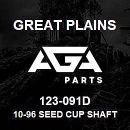 123-091D Great Plains 10-96 SEED CUP SHAFT | AGA Parts