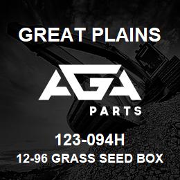 123-094H Great Plains 12-96 GRASS SEED BOX LH | AGA Parts