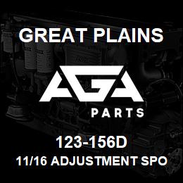 123-156D Great Plains 11/16 ADJUSTMENT SPOOL SPACER | AGA Parts