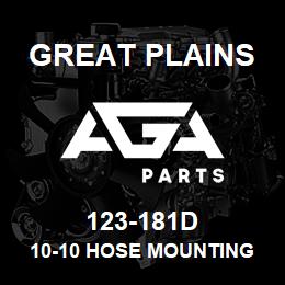 123-181D Great Plains 10-10 HOSE MOUNTING CHANNEL | AGA Parts