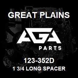 123-352D Great Plains 1 3/4 LONG SPACER | AGA Parts