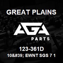 123-361D Great Plains 10&#39; EWNT SGS 7 1/2 SPAC SH | AGA Parts