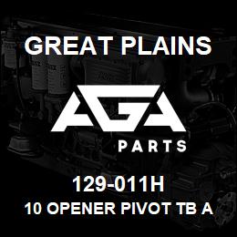 129-011H Great Plains 10 OPENER PIVOT TB ASS'Y LH | AGA Parts