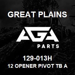 129-013H Great Plains 12 OPENER PIVOT TB ASS'Y LH | AGA Parts