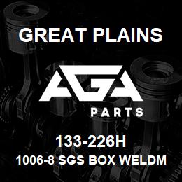 133-226H Great Plains 1006-8 SGS BOX WELDMENT | AGA Parts