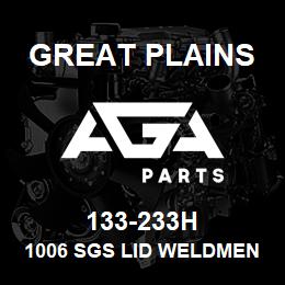 133-233H Great Plains 1006 SGS LID WELDMENT | AGA Parts