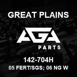 142-704H Great Plains 05 FERT/SGS; 06 NG WB SUPPORT | AGA Parts