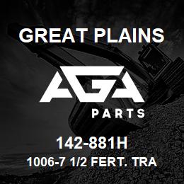 142-881H Great Plains 1006-7 1/2 FERT. TRAY WELD. | AGA Parts