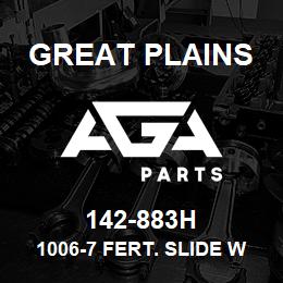 142-883H Great Plains 1006-7 FERT. SLIDE WELDMENT | AGA Parts