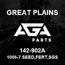 142-902A Great Plains 1006-7 SEED,FERT,SGS SIDE | AGA Parts