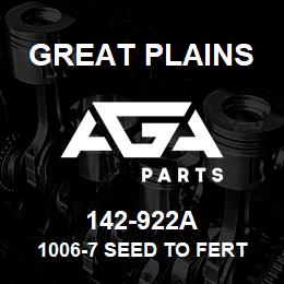 142-922A Great Plains 1006-7 SEED TO FERT | AGA Parts