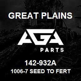 142-932A Great Plains 1006-7 SEED TO FERT & SGS | AGA Parts