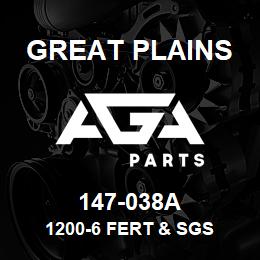 147-038A Great Plains 1200-6 FERT & SGS | AGA Parts