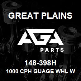 148-398H Great Plains 1000 CPH GUAGE WHL WLD - BLK | AGA Parts