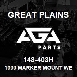 148-403H Great Plains 1000 MARKER MOUNT WELD - BLK | AGA Parts