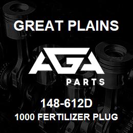 148-612D Great Plains 1000 FERTILIZER PLUG | AGA Parts