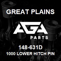 148-631D Great Plains 1000 LOWER HITCH PIN | AGA Parts