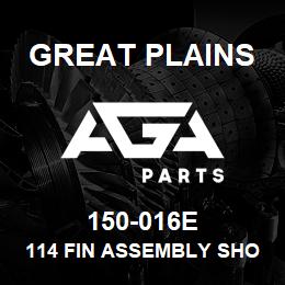 150-016E Great Plains 114 FIN ASSEMBLY SHORT | AGA Parts