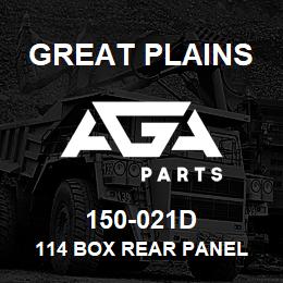 150-021D Great Plains 114 BOX REAR PANEL | AGA Parts