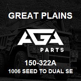 150-322A Great Plains 1006 SEED TO DUAL SEED | AGA Parts