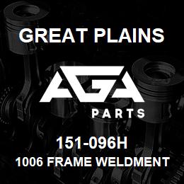 151-096H Great Plains 1006 FRAME WELDMENT | AGA Parts