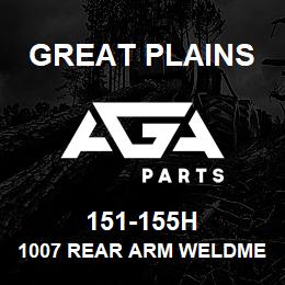 151-155H Great Plains 1007 REAR ARM WELDMEMT | AGA Parts