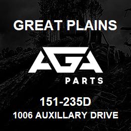 151-235D Great Plains 1006 AUXILLARY DRIVE SHAFT | AGA Parts