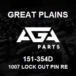 151-354D Great Plains 1007 LOCK OUT PIN RECEIVER | AGA Parts