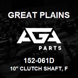 152-061D Great Plains 10' CLUTCH SHAFT, FERT & NG | AGA Parts