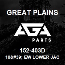 152-403D Great Plains 10&#39; EW LOWER JACK SHAFT | AGA Parts