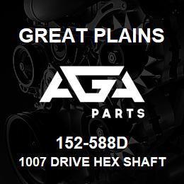 152-588D Great Plains 1007 DRIVE HEX SHAFT RH | AGA Parts