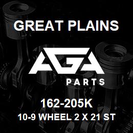 162-205K Great Plains 10-9 WHEEL 2 X 21 STL PW GANG | AGA Parts