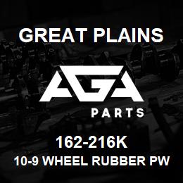 162-216K Great Plains 10-9 WHEEL RUBBER PW GANG | AGA Parts