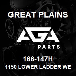 166-147H Great Plains 1150 LOWER LADDER WELDMENT | AGA Parts