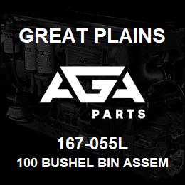 167-055L Great Plains 100 BUSHEL BIN ASSEMBLY '95 | AGA Parts