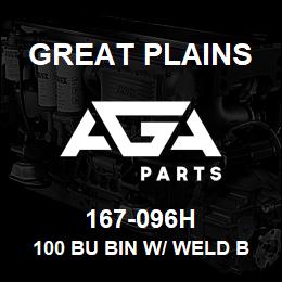 167-096H Great Plains 100 BU BIN W/ WELD BIN FLANGE | AGA Parts