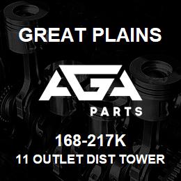 168-217K Great Plains 11 OUTLET DIST TOWER ASSY | AGA Parts