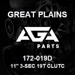 172-019D Great Plains 11' 3-SEC 19T CLUTCH SPROCKET | AGA Parts