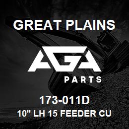 173-011D Great Plains 10' LH 15 FEEDER CUP CHANNEL | AGA Parts